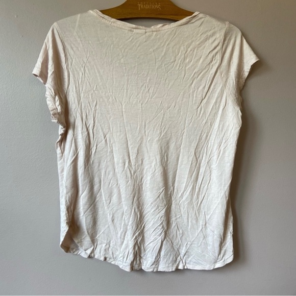 ✨3/$20✨ H&M Women’s Light Pink Short Sleeve Top - Picture 5 of 5